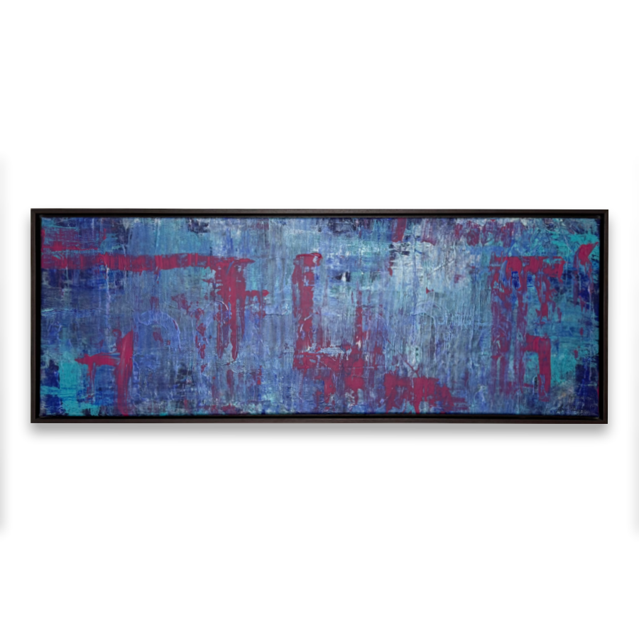 Bild der Leinwand "In Kontakt sein" von Silke Eble