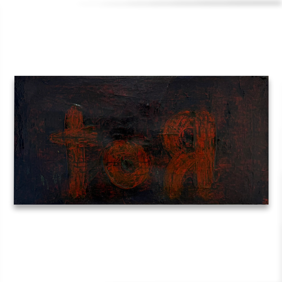 Bild der Leinwand "In Kontakt sein" von Silke Eble